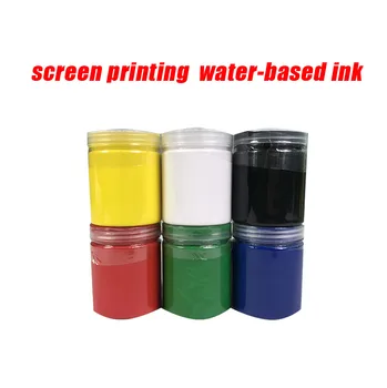 250g/sticla ecran de imprimare cu cerneală pe bază de apă aur argint mov 10 culori
