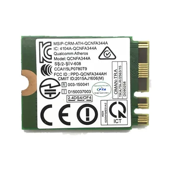 Adaptor Wireless Card pentru Atheros QCNFA344A DW1820 802.11 ac, Bluetooth 4.1 867Mbps M2 unitati solid state WiFi Wireless Card