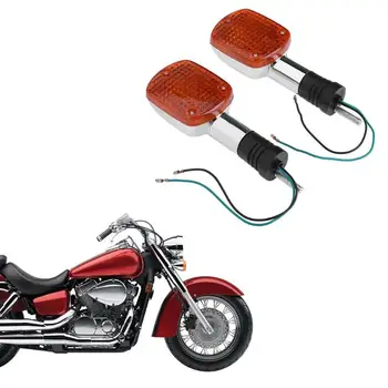 1Pair Motocicleta Lumini de Semnalizare pentru HONDA SHADOW VT VLX REBEL CMX250 LED Semnalizator Amber Moto Accesorii de Înaltă Calitate, Lumini