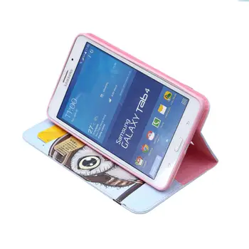 Caz Pentru Samsung Galaxy Tab 4 7.0 SM T230 T231 T235 de Desene animate Minunat Bufniță Urs Modele de Tablet Caz Acoperire Stand shell coque para