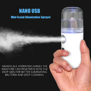 30ml Portabil USB Reîncărcabilă Mini Facial Pulverizator Nano Facial de Hidratare Vapor de Îngrijire a Pielii Umidificator Instrumente
