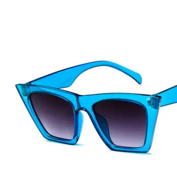 2020 nou brand de ochelari de soare ochelari Pătrați Personalizate ochii de pisica de Colorat ochelari de soare tendință de versatil, ochelari de soare uv400 d110