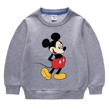 Disney Mickey Mouse Hanorac de Imprimare de Desene animate pentru Copii Fete Jachete cu Glugă Haine Copii Fete Băieți Pulovere Uza