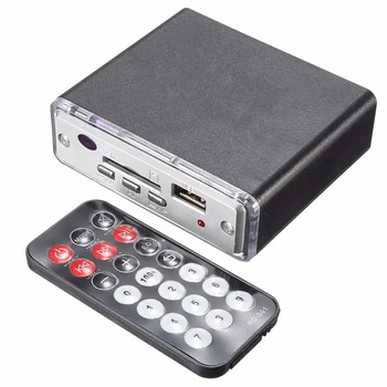Mini Auto Digital Player Stereo 12V USB SD Digital cu LED-uri MP3 Player cu Telecomanda pentru Masina Motocicleta