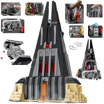 Star& Războiul lui Darth Vader Castelul Set Modelul Blocuri Caramizi de BRICOLAJ, Jucarii pentru Copii Gif-uri