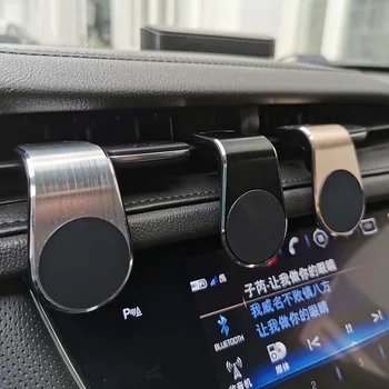 Magnetic Masina cu Suport pentru Telefon în Formă de L Air Vent Mount Stea în Mașină GPS Suport de Telefon Mobil Pentru iPhone X Samsung S9 telefon Xiaomi sta