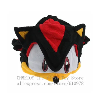 OHMETOY Sonic X FS Sonic Ariciul Fleece Umbra Cosplay Capac Anime Beanie Pălărie de Pluș Pentru Vârsta de 5 ani+ Copii Adolescenți Adulți