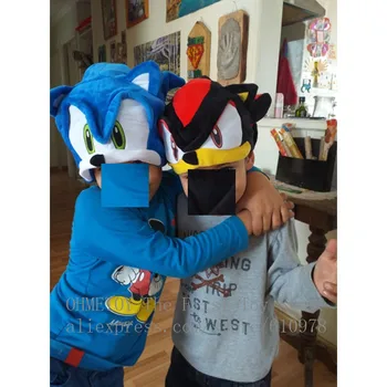 OHMETOY Sonic X FS Sonic Ariciul Fleece Umbra Cosplay Capac Anime Beanie Pălărie de Pluș Pentru Vârsta de 5 ani+ Copii Adolescenți Adulți