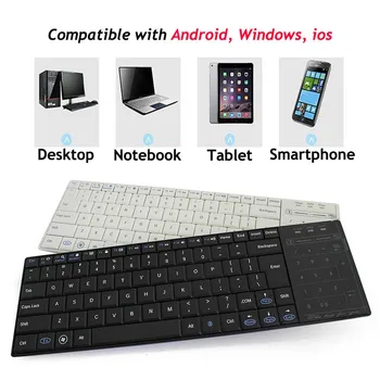 Bluetooth Tastatură de Calculator Touchpad Wireless Multi Funtion Keybord Touch Mouse Pad Birou PC Gamer Tastatura Pentru Telefon Xiaomi iPad