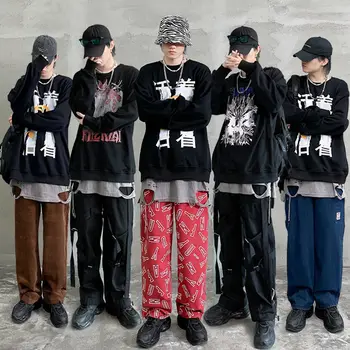 Hybskr 2020 Toamnă Nouă Bărbați Stil Japonez Jachete Casual Supradimensionat Femeie de Moda Hanorace Streetwear Bărbați Îmbrăcăminte