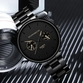 ECONOMICXI Bărbați Ceas de Afaceri Cuarț Ceas pentru Bărbați Impermeabil Brand de Top Ceas de Lux relogio masculino san valentin regalos 2020