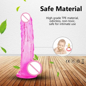 Sex 10 Modul Realist Jelly Vibrator Vibrator Reincarcabil de Rotație Penis Erotic G Spot Vibratoare pentru Femei Masaj Jucării pentru Adulți
