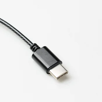 USB de Tip C MMCX Înlocuire Cablu Audio Stereo Extensia Muzica Cablu pentru Shure SE215