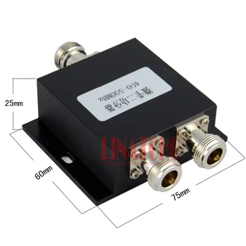 2 moduri de 450MHz RF power splitter 400-500MHz banda UHF radio emisie-divizor de semnal CDMA repetor splitter