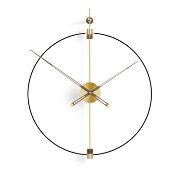 Spania simplu acasă moderne de artă ceas lumina creatoare de lux ceas de perete minimalist personalitate camera de zi ceas