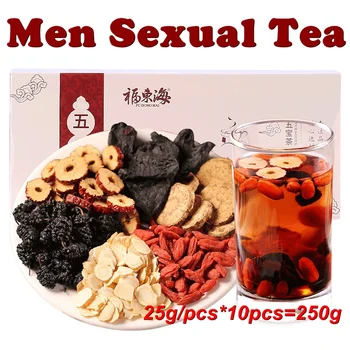 (Cumpara 3 primi 1 gratuit) Bărbați Sexuale Ceai de Ginseng, Maca, Wolfberry, Datele Roșu, Dud, Huangjing