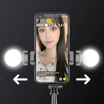 Lumina LED-uri Trepied Selfie Stick Pentru Telefonul Mobil Foto Lua Difuzat Live Chargable Control de la Distanță Bluetooth Suport Trepied