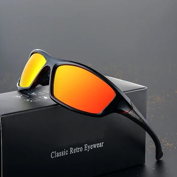 JAXIN Moda ochelari de Soare Polarizat Bărbați Clasic Pătrat Ochelari de Soare Dl Personalitate Nou în aer liber Conducere Ochelari 2019 UV400 okulary