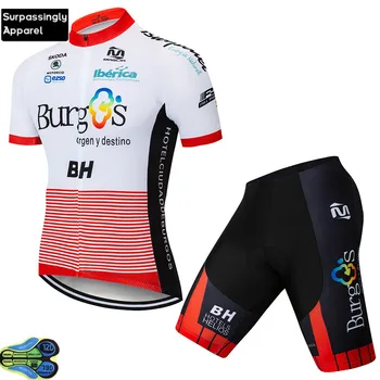 2019 ECHIPA Burg PRO Cycling Jersey 12D Gel de Pantaloni Costum de MTB Ropa Ciclismo Mens Vara cu Bicicleta Maillot Culotte Îmbrăcăminte