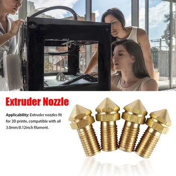 4buc Buna Birou Filetate Duritate Ridicată Instalare Ușoară Profesionale conducătoare de Căldură Imprimantă 3D Extruder Nozzle Pentru Ultimaker UM3