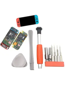 1Set Șurubelniță Set de Instrumente de Reparare Kit pentru NS Comutator New 3DS, Wii, Wii U NES SNES DS Lite, GBA Gamecube