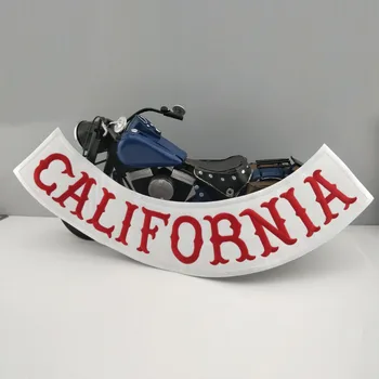 California Rocker Patch-uri Brodate Rider Fier Pe Spate de Haine DIY Patch-uri Gratuite de transport Eco-friendly personalizate