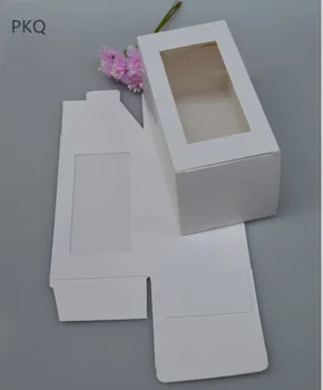 10buc 13 dimensiuni mari Macaron Cadou din Carton cutie de hârtie cu PVC Transparent Fereastra de Cookie-uri Ciocolata Ambalaj Cutie cu fereastra