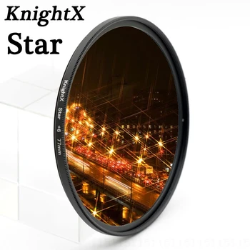 KnightX 52 58 67 72 77 mm Stele Filtru de Linie Punct 58mm pentru Canon 18-55mm EOS Rebel T4i T3i T2i obiectiv DSLR d3200, d5200 d5300 d3300