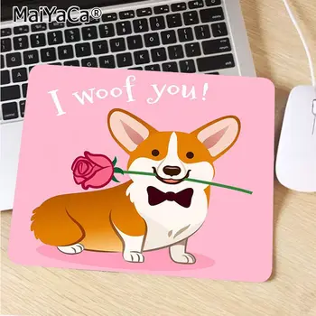 MaiYaCa Non Alunecare PC-ul de Desene animate Drăguț Câine Corgi Durabil Cauciuc suport pentru Mouse Pad Transport Gratuit Mari Mouse Pad Tastaturi Mat