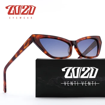 20/20 Nou Elegant Acetat Polarizat ochelari de Soare pentru Femei Ochelari Ochi de Pisica Material Dur Designer de Brand AT8070