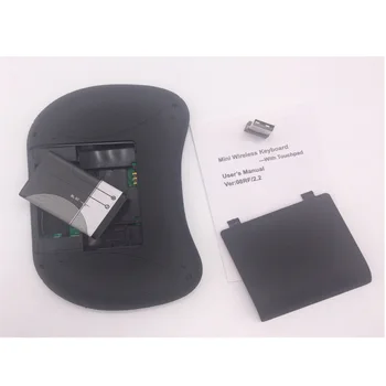50pcs Yakee de Fundal i8 română rusă spaniolă 2.4 G Wireless Keyboard Mouse-ul de Aer Touchpad-ul cu iluminare de fundal pentru Android TV BOX x96 mini