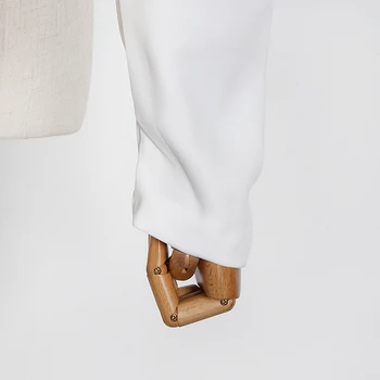 TWOTWINSTYLE Elegant Mozaic Zburli Bluza Pentru Femei Stand de Guler Maneca Lunga Casual Scurt Cămașă de Moda de sex Feminin Nouă Primăvară