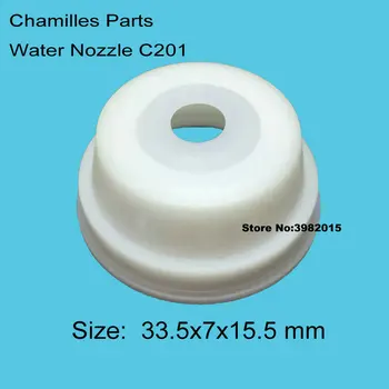 Charmilles Parti De Apa Duza C201 33.5x7x16mm Codul Original 104323510 pentru Viteză Redusă Mahince Părți Inferioare si Superioare