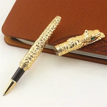 De lux Jinhao Roller Ball Pen Leopard Stilou cu Cerneală Stilouri Arta Colectia de Lux de Birou Cadou pix