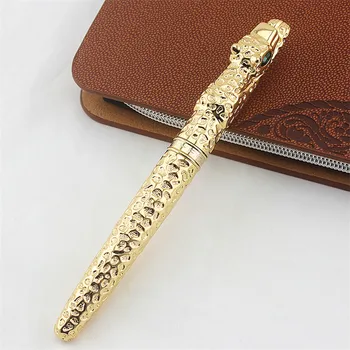 De lux Jinhao Roller Ball Pen Leopard Stilou cu Cerneală Stilouri Arta Colectia de Lux de Birou Cadou pix