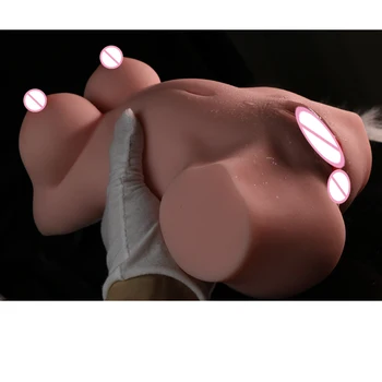Adult Sex Jucărie Realist Papusa de Sex cu Trunchiul Masturbarea 3D mare de sân & Dar Realist Vagin si Anal Papusa Real SexDoll