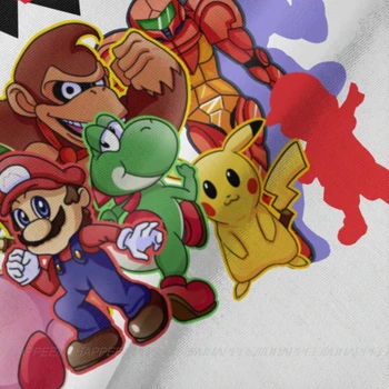 Super Smash Bros 64 Caracter Secret Siluete de Imprimare T Tricoul 6xl Om Face-ti Propriul Tricou T-shirt