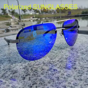 2020 reggaeon Noi Polarizat ochelari de Soare Barbati din Aluminiu, Cadru din Aliaj de Magneziu Casual de Conducere Ochelari Femei Semi Cadru m Unghiile uv400
