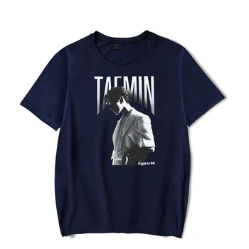 TAEMIN Kpop Super T-shirt Streetwear de Vară de Moda Hip Hop Bărbați Femei T Shirt O-gât Homme Tricou cu Maneci Scurte T-shirt, Blaturi