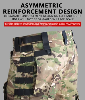 Upgrade Militare Tactice se Potriveste cu Tampoane de Camuflaj Unifrom Camasa si Pantaloni Armata Luptă de Formare Haine CS Topuri 13 Buzunare