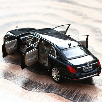 1/24 Maybach S600 Metal Model De Masina Turnat Sub Presiune Din Aliaj De Simulare Mare De Modele De Autoturisme 6 Uși Pot Fi Deschise Inerție Jucarii Pentru Copii Difts