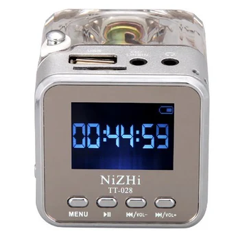 Portabil Mini Difuzor Digital Music MP3/4 Player Micro SD/TF, USB Disk Difuzor Radio FM Ecran LCD-20