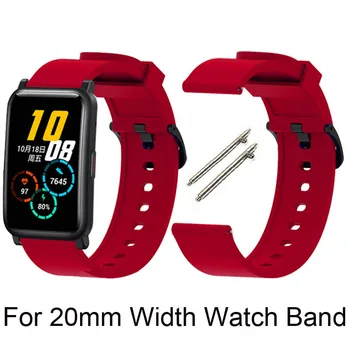 20mm Ceas Inteligent Curea Pentru Samsung Galaxy Watch Activ 3 2 41mm 40mm 44mm 42mm Watchband Pentru Amazfit GTS 2 Bip U S Silicon