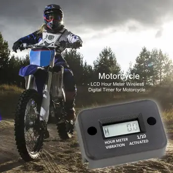 LCD Oră Metru Digital Wireless ctimp de Motocicleta LCD Oră Metru Digital Wireless ctimp de Motocicleta