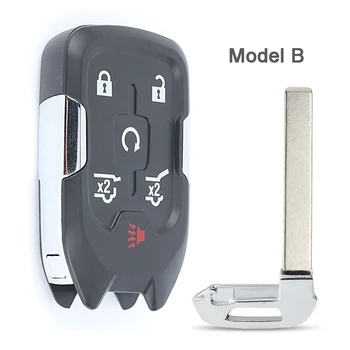 KEYECU pentru Chevrolet Suburban, Tahoe, pentru GMC Yukon XL Înlocuire 5+1 6 Butonul Smart Key Remote Shell Caz Fob FCC ID: HYQ1AA