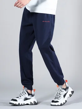 Pioneer Tabara de Vara din Bumbac Trening Barbati Streetwear Hip Hop Negru Albastru Culoare Solidă Mens Joggeri 2020 AZZ0108060