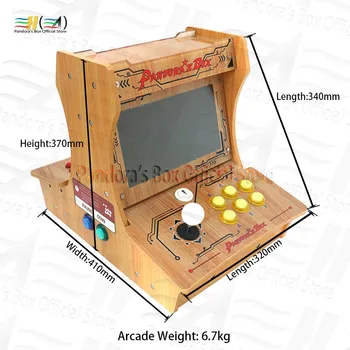 2021 Pandora Box DX 3000 in 1 din lemn mini bartop arcade 10 inci de ecran dual de Utilizator de auto-instalare poate 3P 4P joc salvați joc 3D