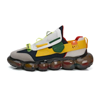 Tata Pantofi Non-alunecare de Adidasi Casual Barbati Retro Aer Respirabil ochiurilor de Plasă Indesata Pantofi Barbati Culoare de Potrivire Adidași Popcorn Jos Pantofii