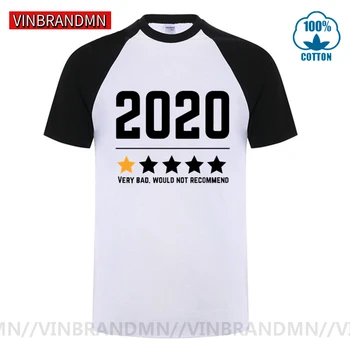 Foarte Proastă Nu Ar Recomanda 2020 Revizuire de O Stea tricouri barbati Amuzant pentru Bărbați T-shirt Vinbrandmn Alb-Negru Bază Tricou camisetas