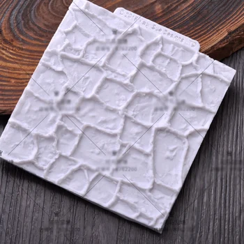 Textura de piatră model de saltea de silicon decorare tort de nunta dantela mucegai tort accesorii de bucătărie tort fondant instrumente
